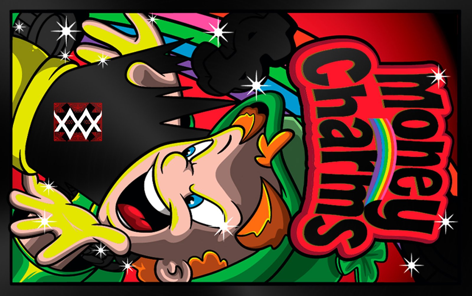 Color Fusion Card Money Charms black