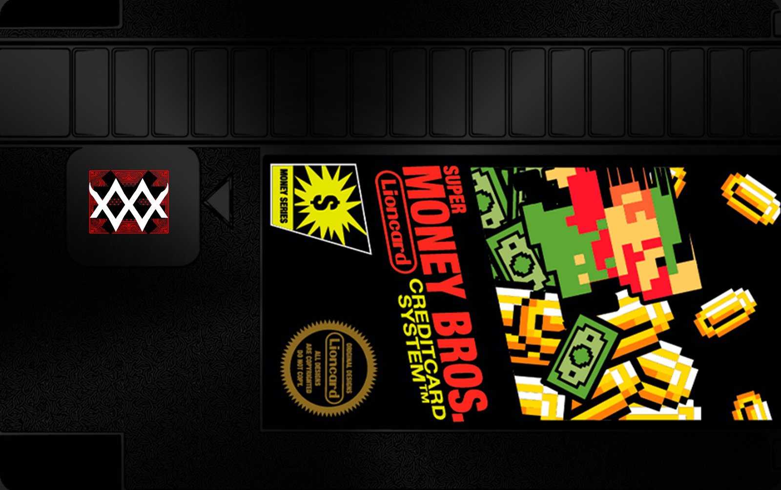 Color Fusion Card Super Money Bros black