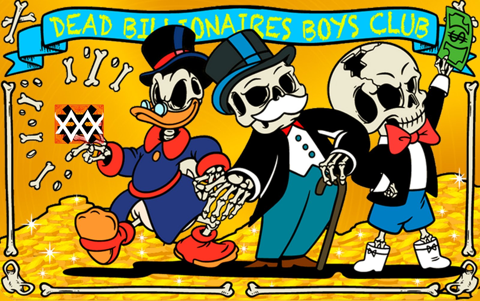 Luxury Card Dead Billionaiers Boys Club gold