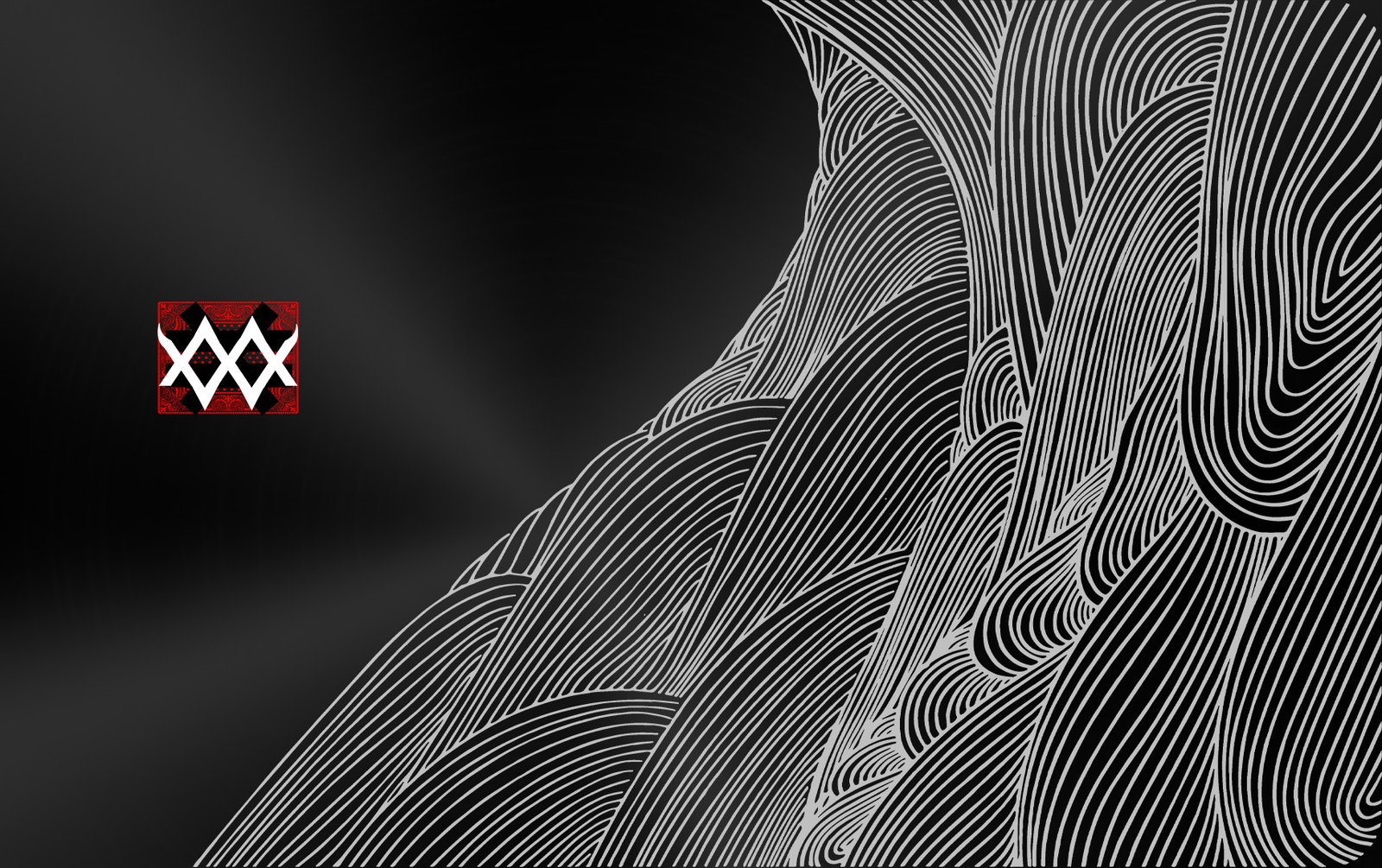 Exclusive Collection Card Waves black