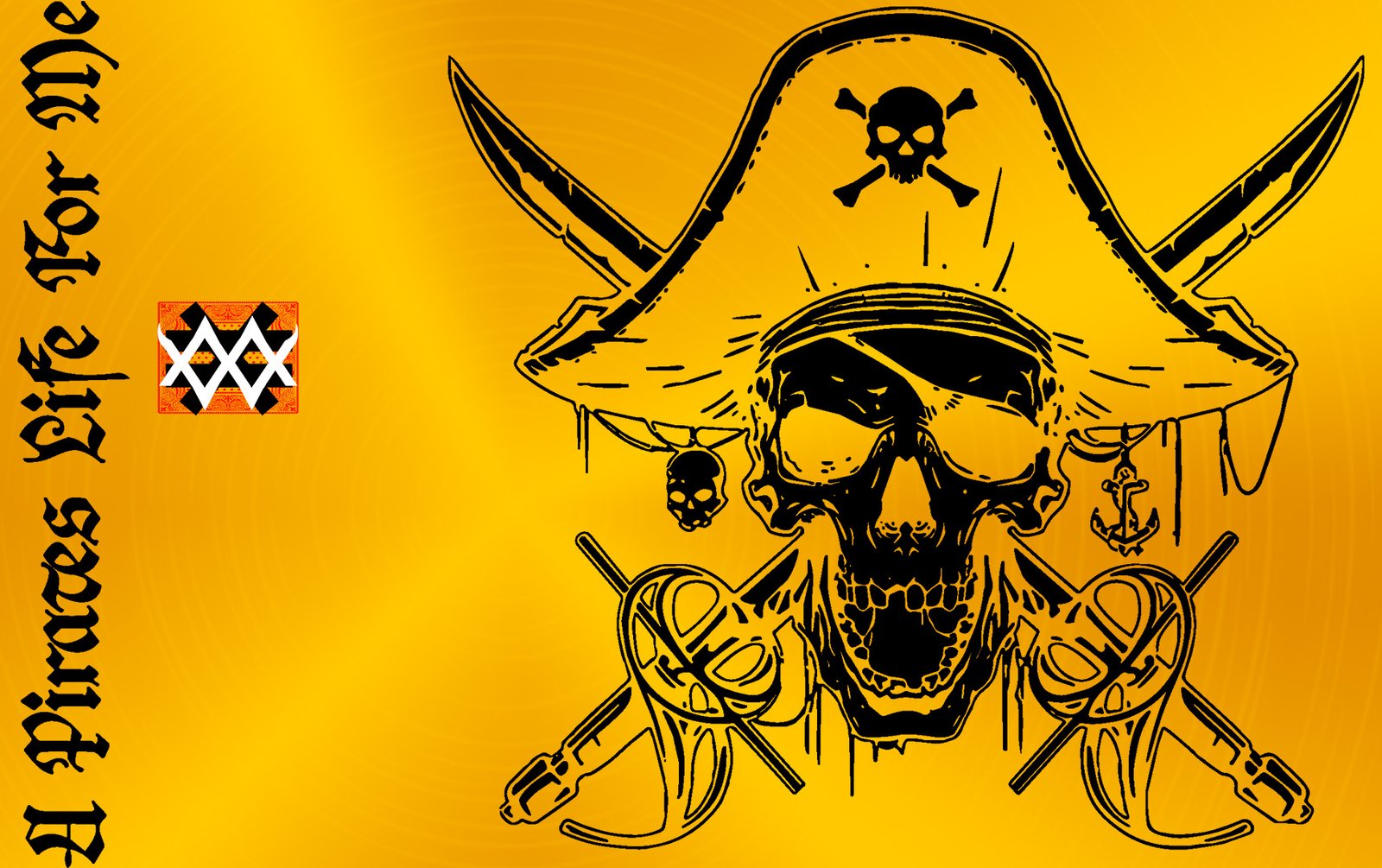 Exclusive Collection Card Pirate gold