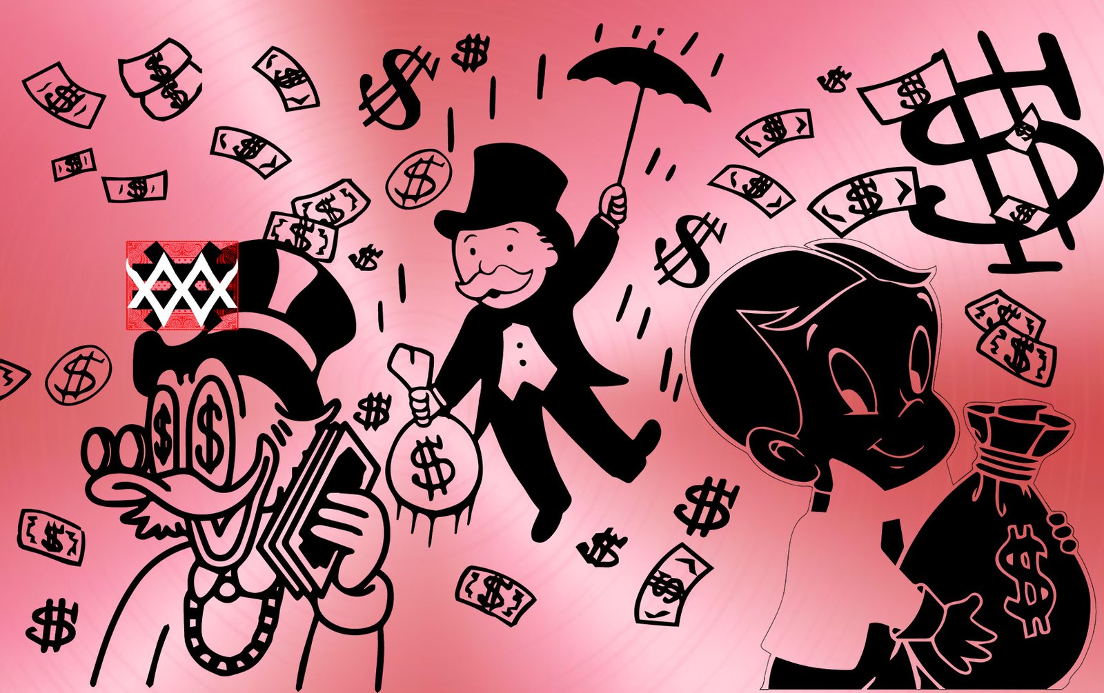 Exclusive Collection Card Too Rich rose