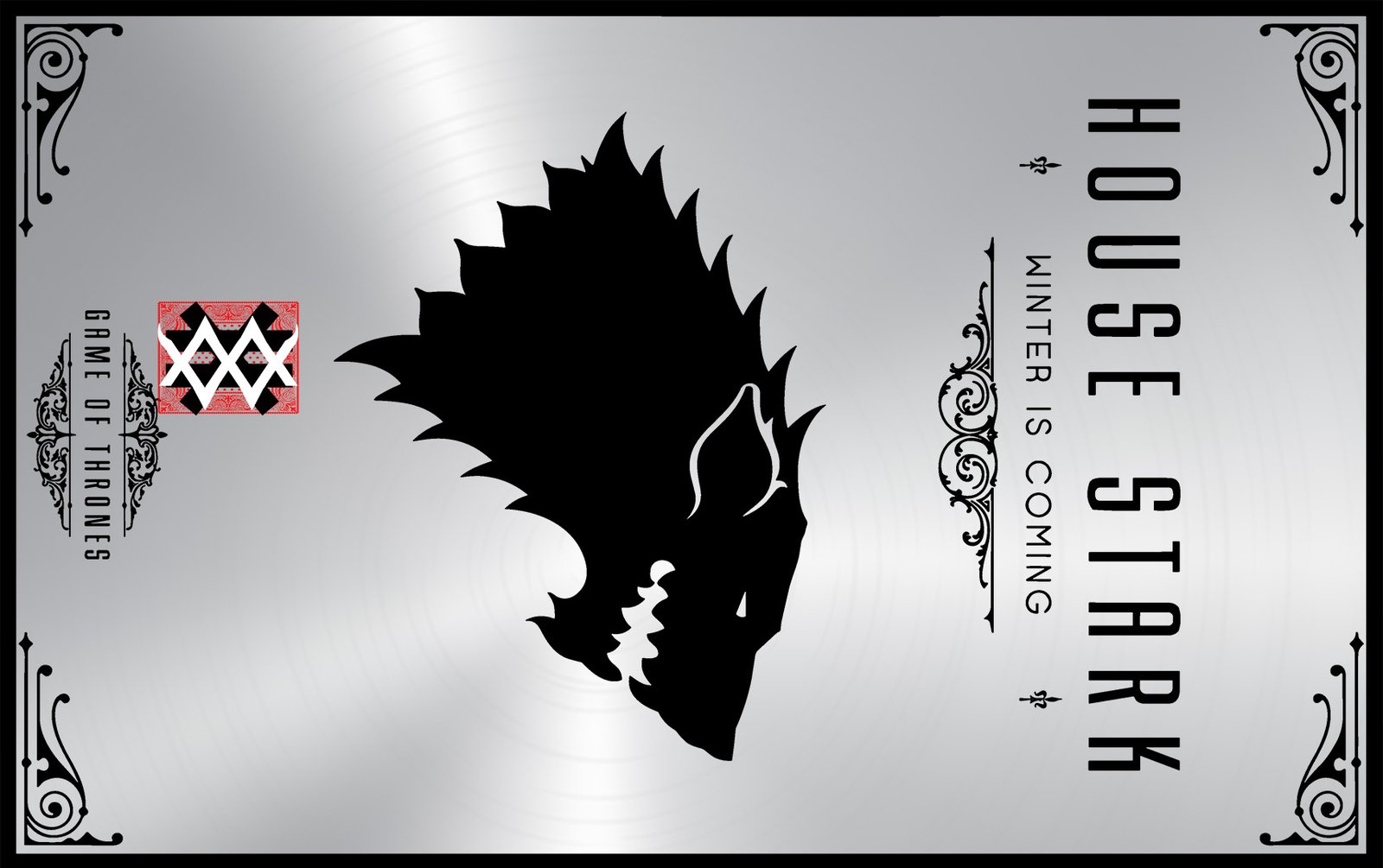 Exclusive Collection Card House Stark silver