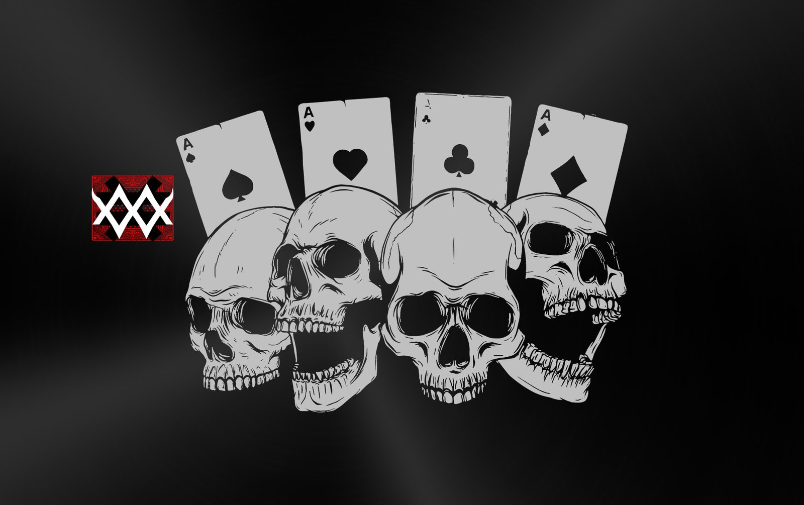 Highroller Card 4 Kind black