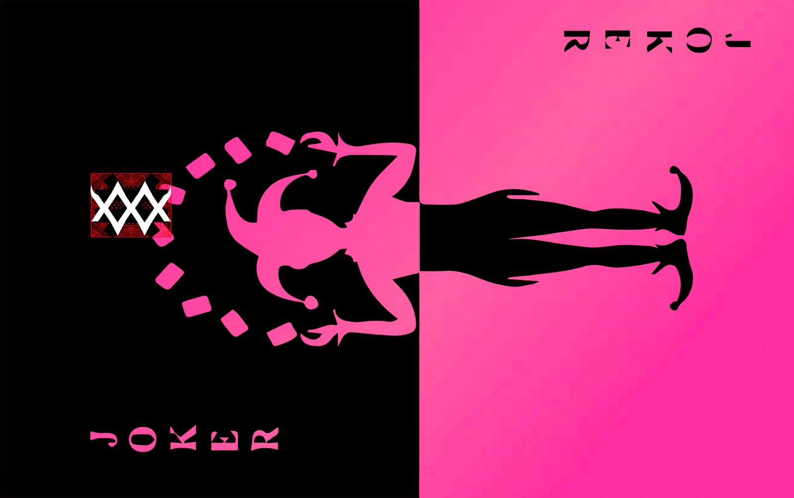 Highroller Card Joker pink