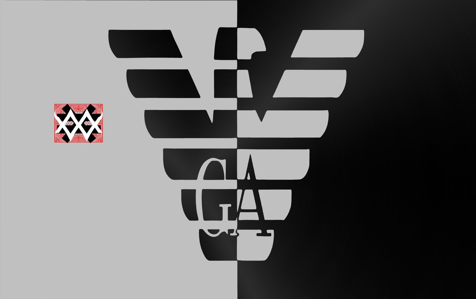 Luxury Card Armani black