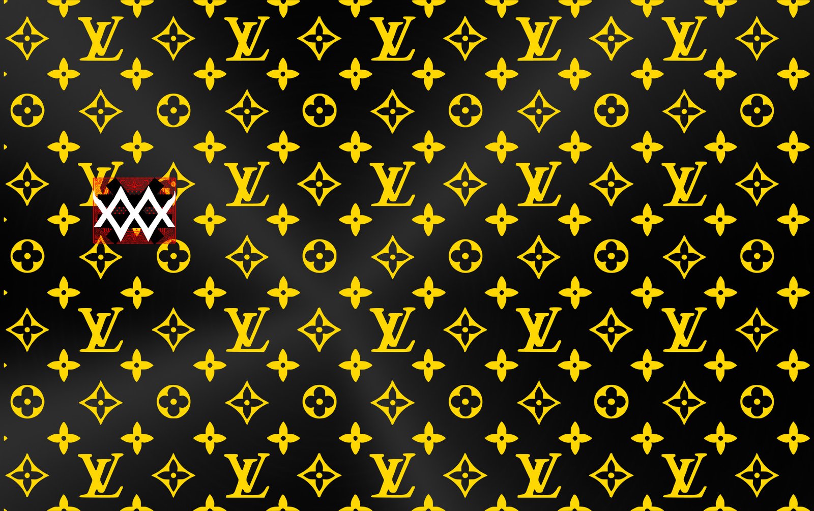 Luxury Card LV blackgold
