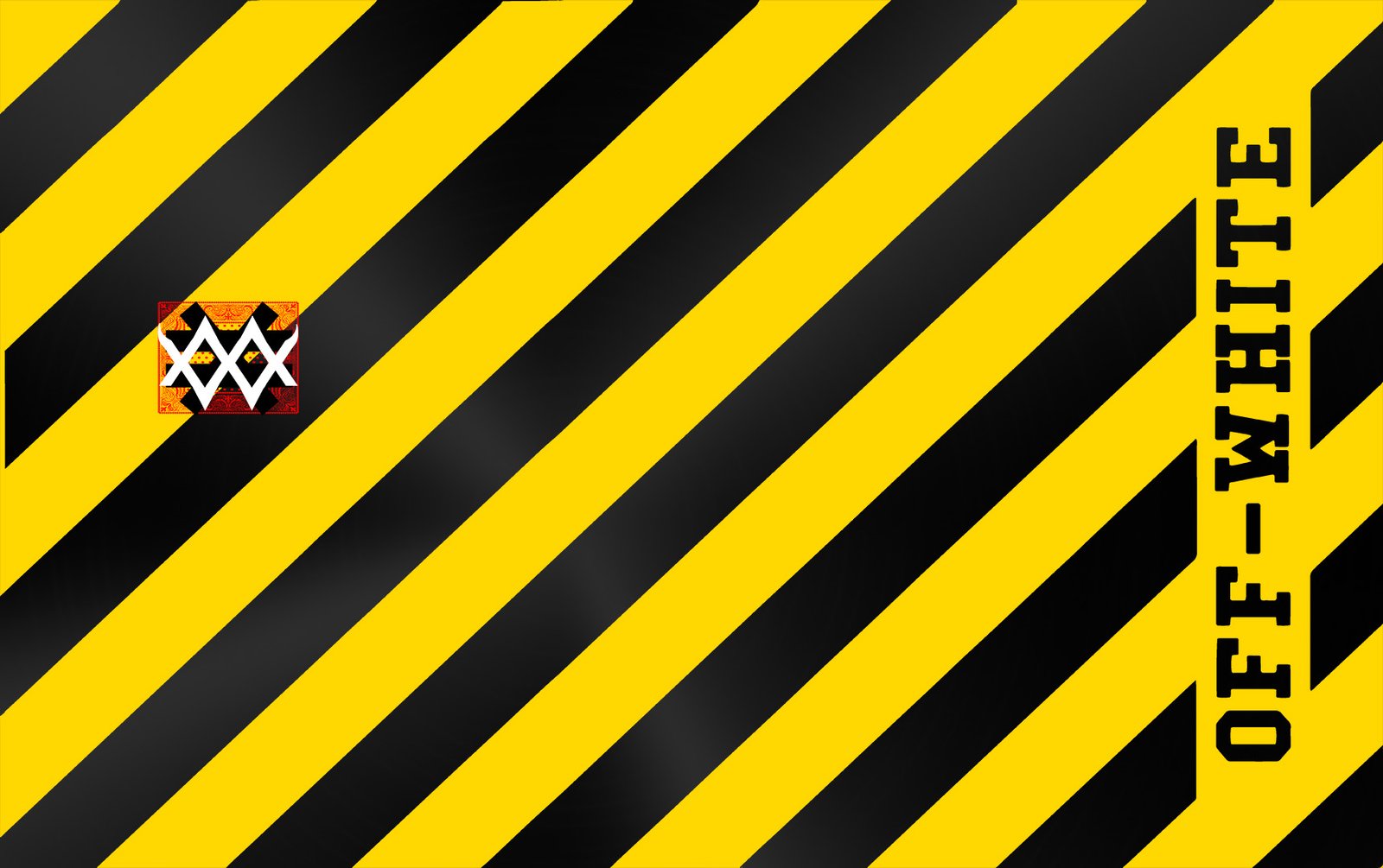 Luxury Card Off-White blackgold