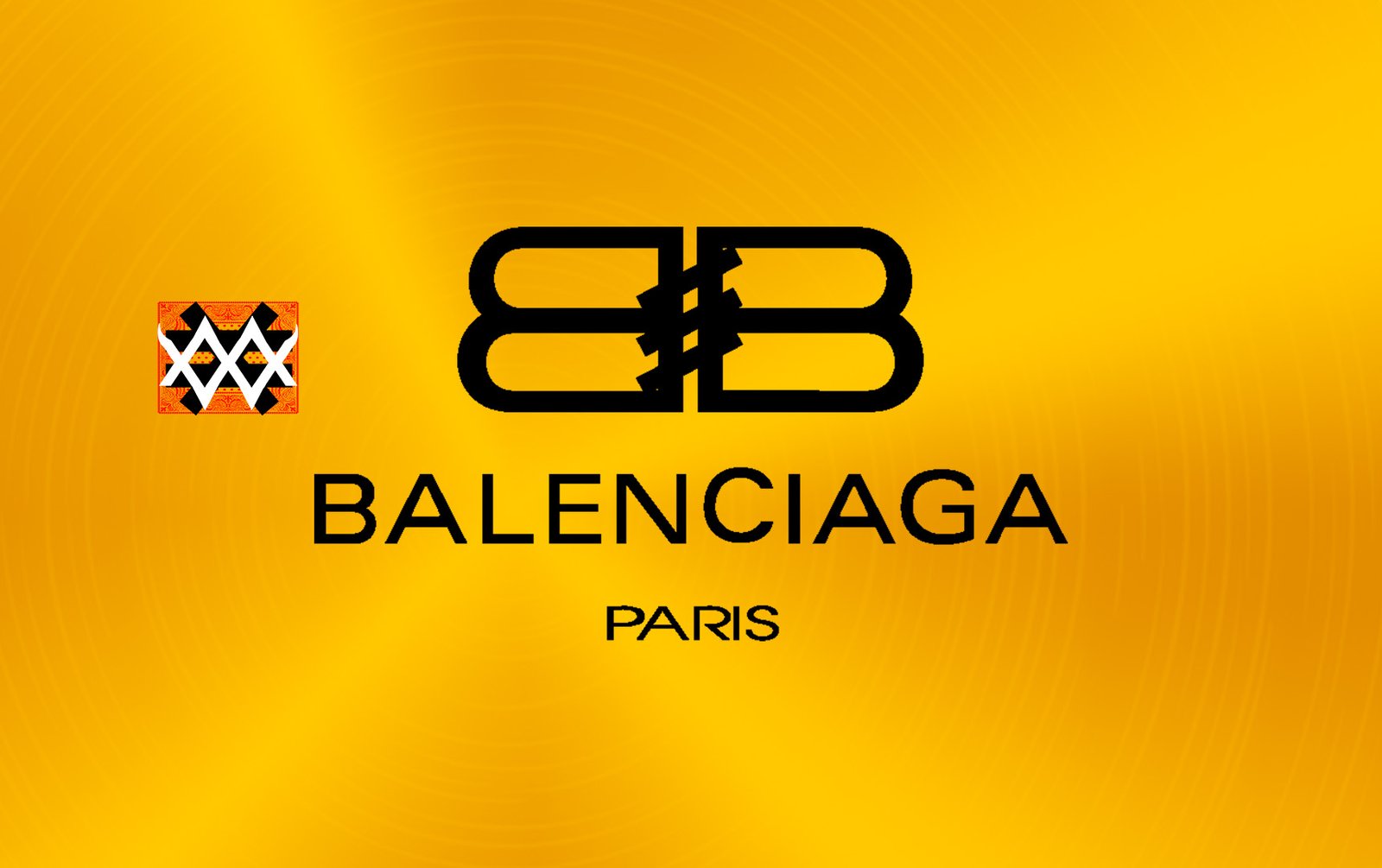 Luxury Card Balenciaga gold