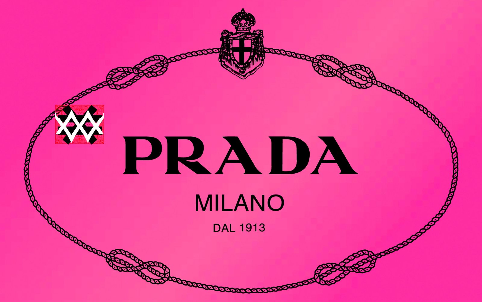 Luxury Card Prada pink