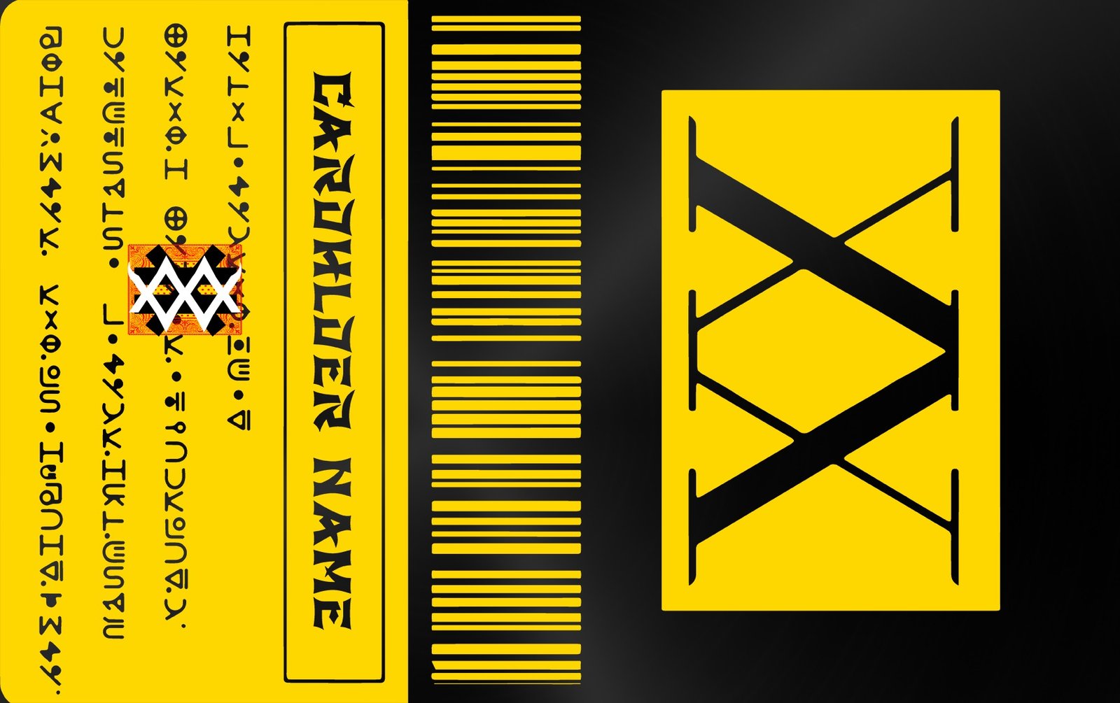 Gold Card Background